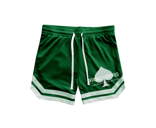 Officially Certified Green Shorts