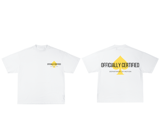 Officially Certified White T-Shirt