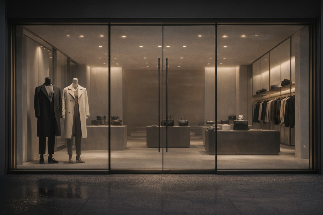 Clean storefront image